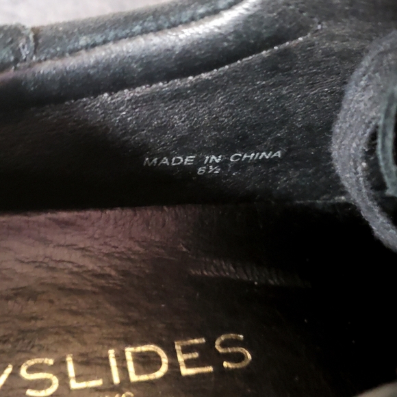 😎J SLIDES Platform creeper style suede shoes 6.5 Like New! - Picture 9 of 9